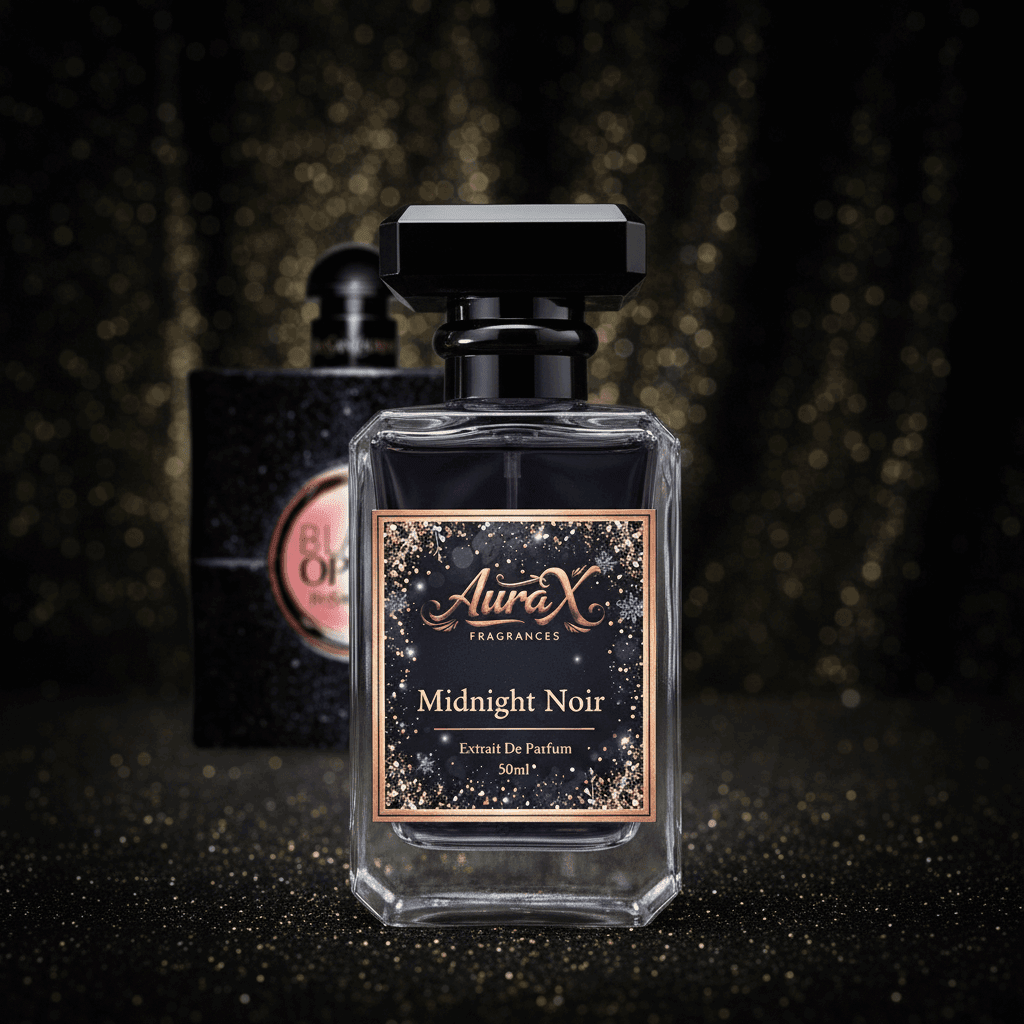 Midnight Noir – Black Opium Inspired Fragrance - Aura X Fragrances